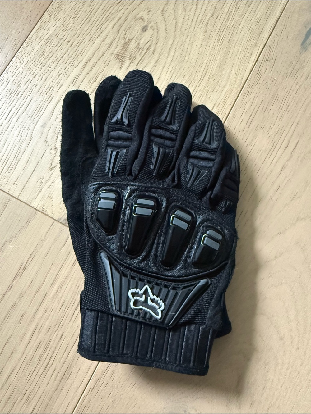 Fox Black Tactical Motorcycle Gloves